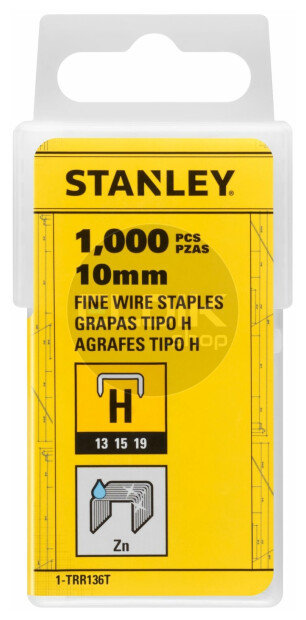 Stanley 1-TRR136T Nieten 10mm Type H - 1000 stuks