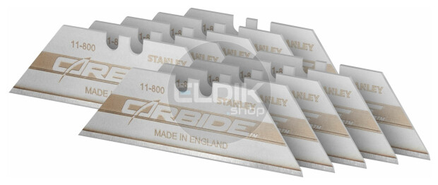 Stanley 2-11-800 Carbide Reservemes | 10 Delige Set