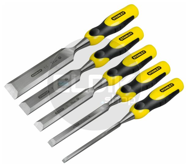 Stanley 2-16-885 Steekbeitelset Dynagrip 5Dlg. (6,12,18,25,32 mm)