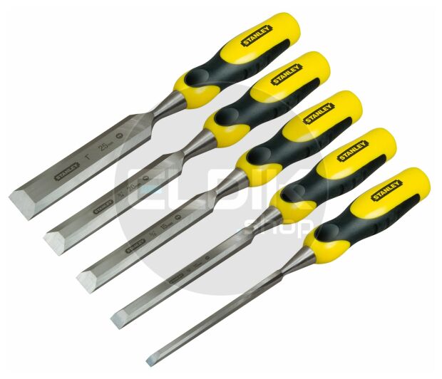 Stanley 2-16-888 Steekbeitelset Dynagrip 5Dlg. (6,10,15,20,25 mm)