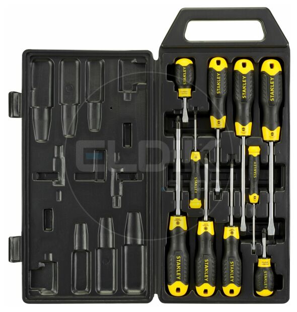 Stanley 2-65-014 Cushiongrip Schroevendraaierset 10-delig - Standaard/Pozidriv