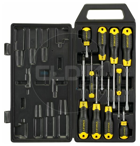 Stanley 2-65-014 Cushiongrip Schroevendraaierset 10-delig - Standaard/Pozidriv