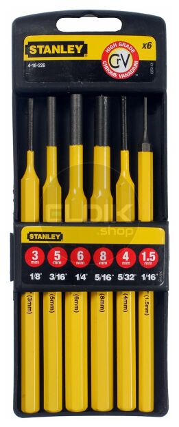 Stanley 4-18-226 Drevel Set 6Dlg.