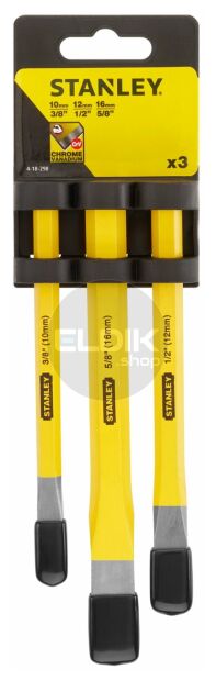 Stanley 4-18-298 Koudbeitelset 3Dlg.