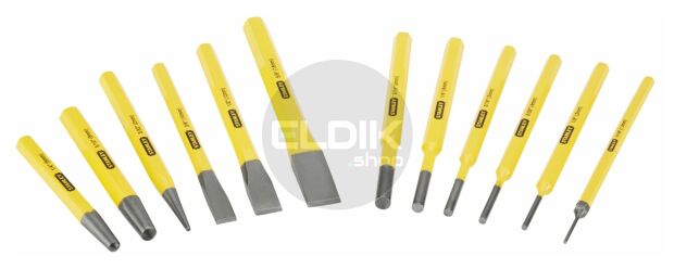 Stanley 4-18-299 Koudbeitel- En Drevelset 12Dlg.