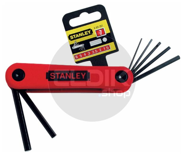 Stanley 4-69-261 Stiftsleutelset 7 Dlg 1,5-6mm
