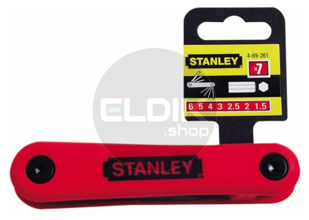 Stanley 4-69-261 Stiftsleutelset 7 Dlg 1,5-6mm