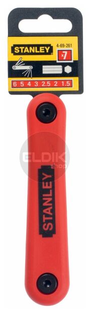 Stanley 4-69-261 Stiftsleutelset 7 Dlg 1,5-6mm