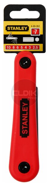 Stanley 4-69-262 Stiftsleutelset 7 Dlg 2,5-10mm