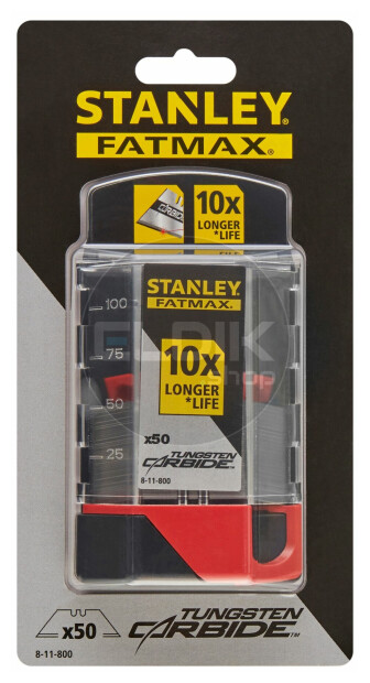 Stanley 8-11-800 Carbide Reservemes | 50 Delige Set