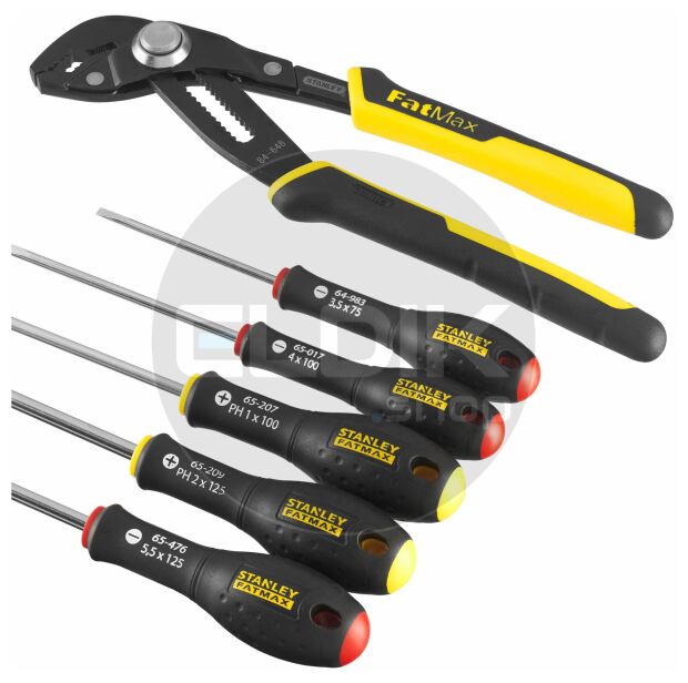 Stanley FMHT0-62639 FATMAX 6-delige Schroevendraaierset met Waterpomptang