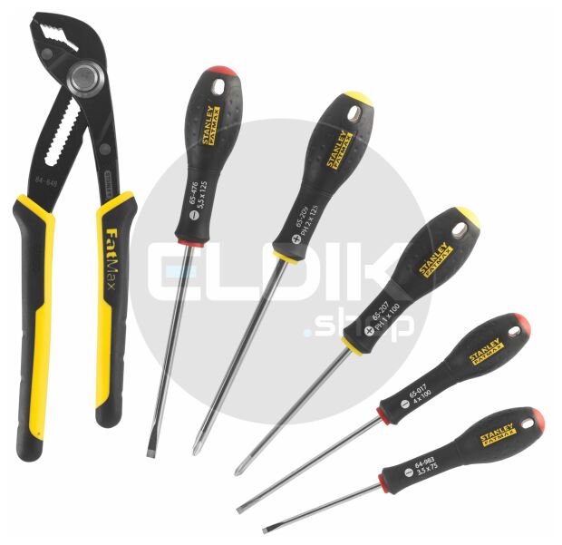 Stanley FMHT0-62639 FATMAX 6-delige Schroevendraaierset met Waterpomptang
