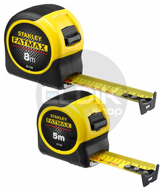 Stanley FMHT31725-0 FATMAX Duopack: Rolbandmaat Blade Armor 8M + 5M