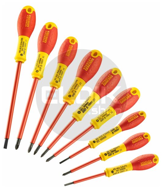 Stanley FMHT62573-0 FATMAX Schroevendraaierset VDE 10-delig -Par/Ph/Poz/Spanningszoeker