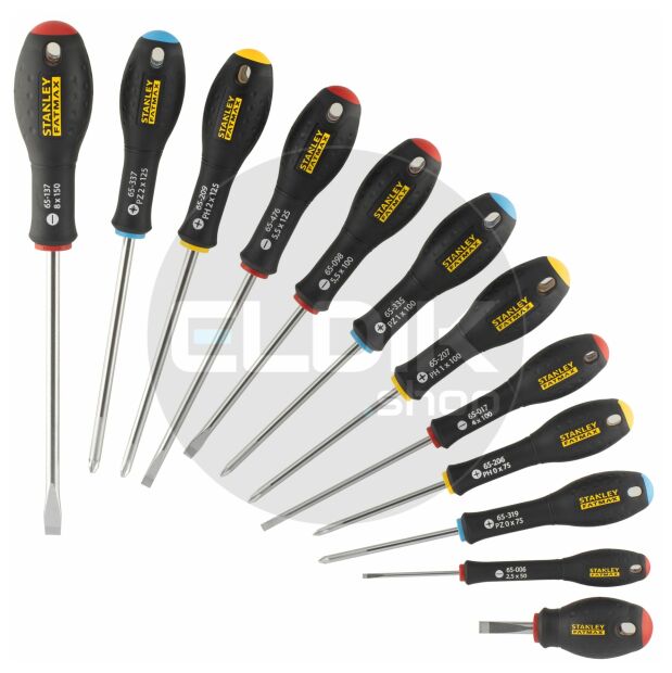 Stanley FMHT65426-0 FATMAX Schroevendraaierset 12-delig - St/Par/Ph/Poz