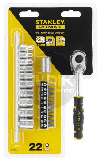 Stanley FMMT82679-0 22 Delige Doppenset 1/2"