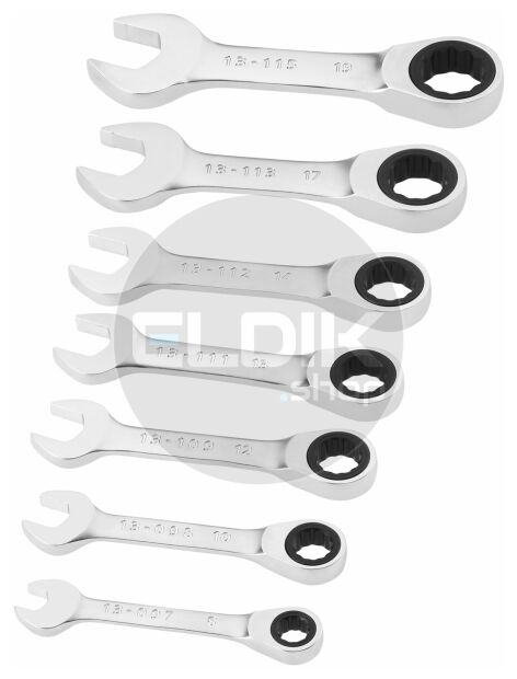 Stanley FMMT82900-0 FATMAX Ringsteeksleutelset met Ratel stubby - 7 delig