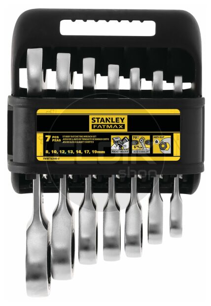 Stanley FMMT82900-0 FATMAX Ringsteeksleutelset met Ratel stubby - 7 delig