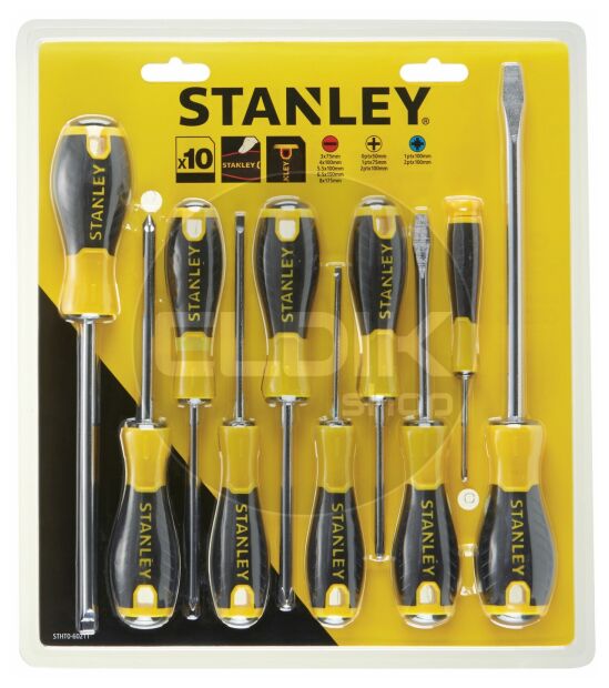 Stanley STHT0-60211 Schroevendraaierset Essential 10-delig