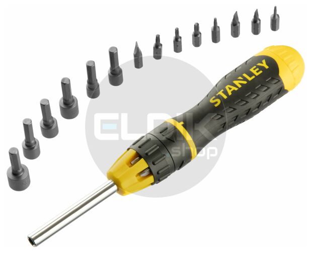 Stanley STHT0-62574 Multibit Schroevendraaier met Ratel 20-delig