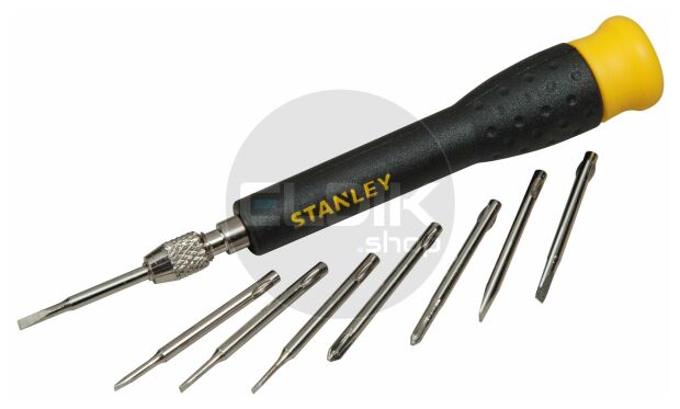Stanley STHT0-62629 Multibit Precisie Schroevendraaierset (Parallel, PH) 8-delig