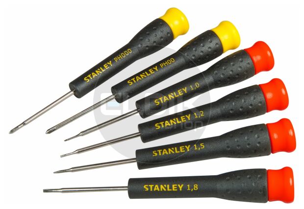 Stanley STHT0-62631 Precisie Schroevendraaierset (Parallel 1-1,8 & PH) 6-delig