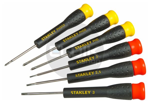 Stanley STHT0-62632 Precisie Schroevendraaierset (Parallel 2-3 & PH) 6-delig