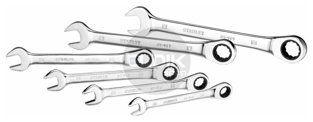 Stanley STMT82846-0 Ringsteeksleutelset met Ratelring 7 delig