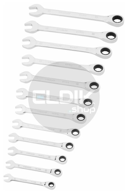 Stanley STMT82847-0 Ringsteeksleutelset met Ratelring 12 delig