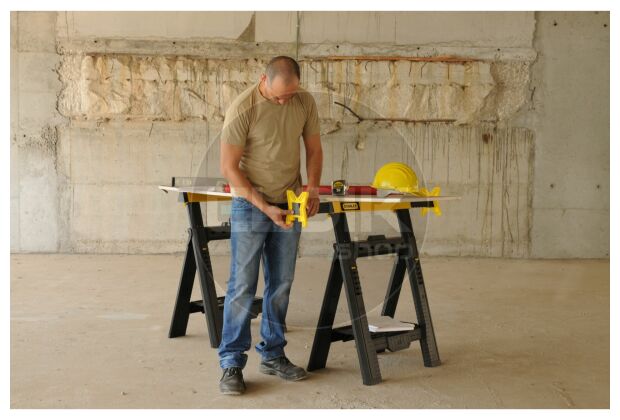 Stanley STST1-70559 Opvouwbare Verstelbare Zaagbok - 2 Stuks
