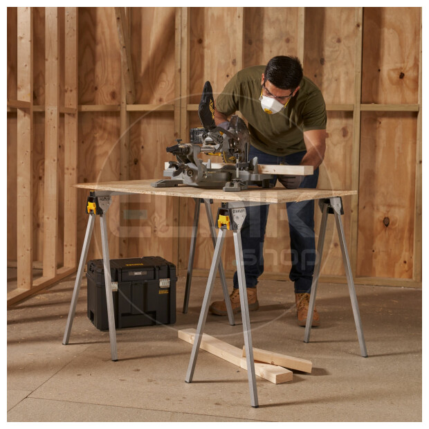 Stanley STST81337-1 Metalen Opvouwbare Zaagbok - 2 Stuks