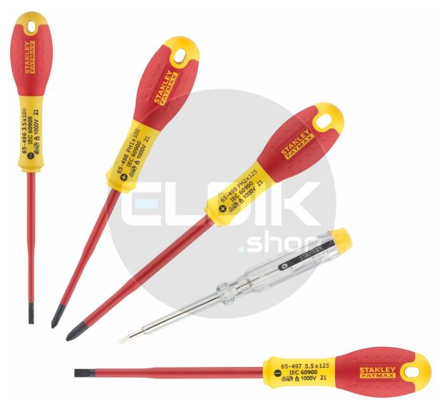 Stanley XTHT0-62692 FATMAX Pro VDE Schroevendraaierset 5-delig - PH Smalle Tip