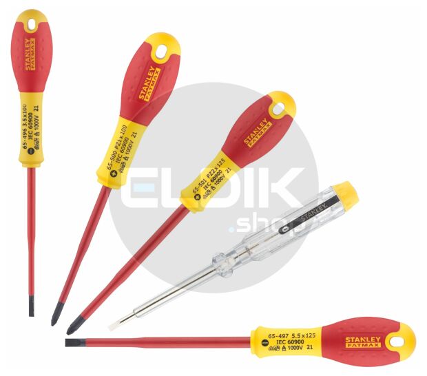 Stanley XTHT0-62693 FATMAX Pro VDE Schroevendraaierset 5-delig - PZ Smalle Tip