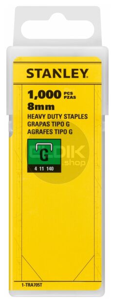 Stanley 1-TRA705T Nieten 8mm Type G - 1000 Stuks