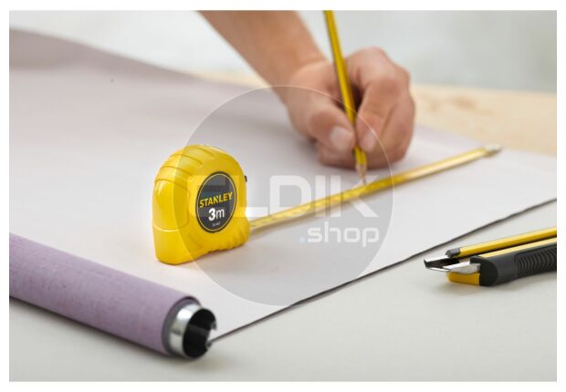 Stanley 0-30-487 Rolbandmaat 3m - 12,7mm (kaart)
