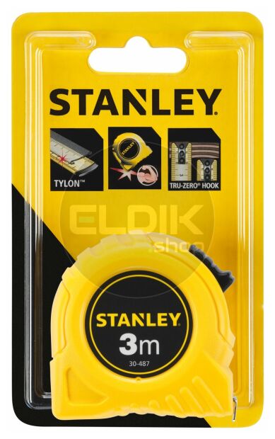 Stanley 0-30-487 Rolbandmaat 3m - 12,7mm (kaart)