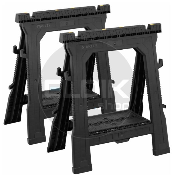 Stanley STST1-70713 Opvouwbare Zaagbok met V-Groef - 2 Stuks
