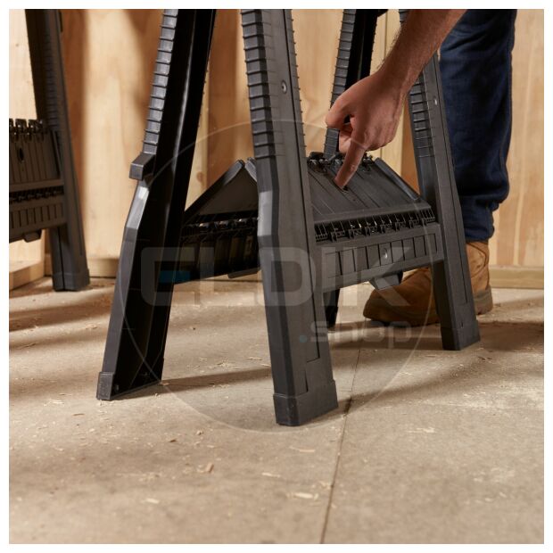 Stanley STST1-70713 Opvouwbare Zaagbok met V-Groef - 2 Stuks