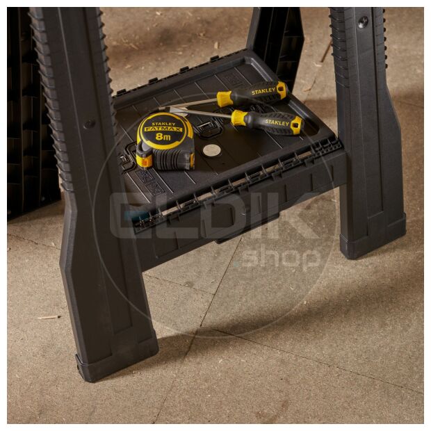 Stanley STST1-70713 Opvouwbare Zaagbok met V-Groef - 2 Stuks