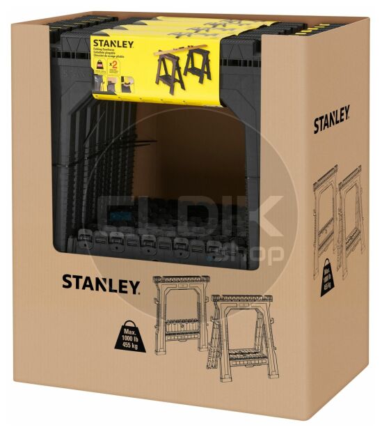Stanley STST1-70713 Opvouwbare Zaagbok met V-Groef - 2 Stuks