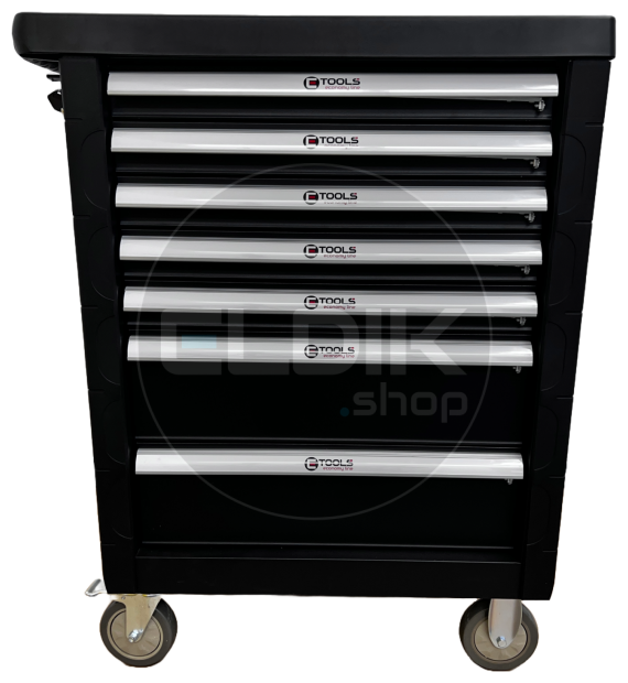 E-Tools 71395 7 Laden Gereedschapswagen - Zwart