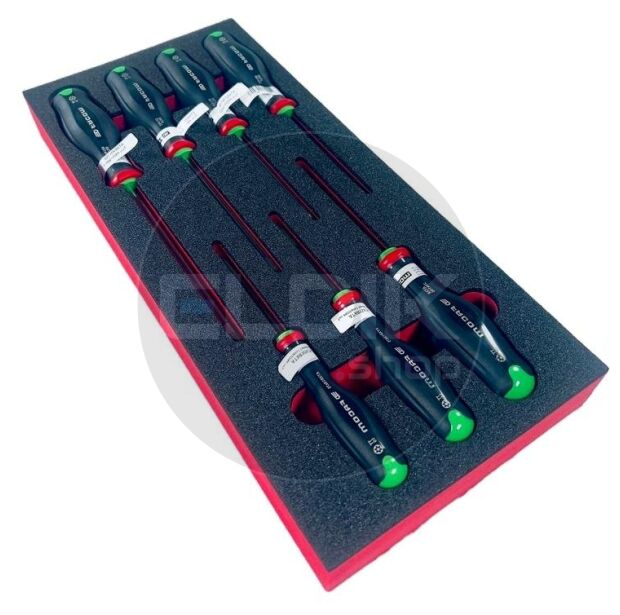 Facom MODM.ATXR Foam Module 7 Delige Resistorx® schroevendraaiers