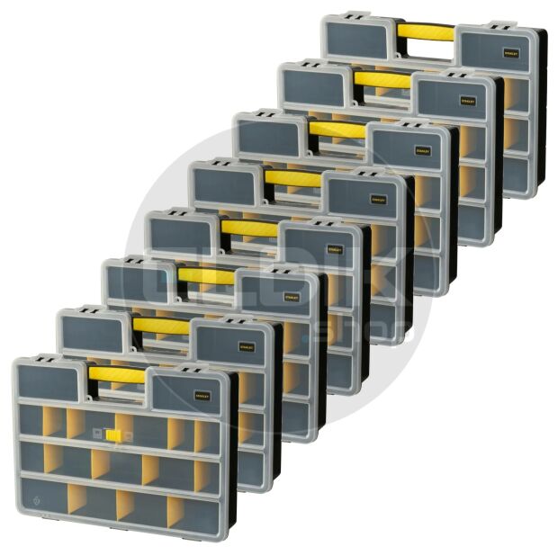 Stanley 1-92-762/8 8 x Organizer 25 vakken | 457 x 327 x 79 mm