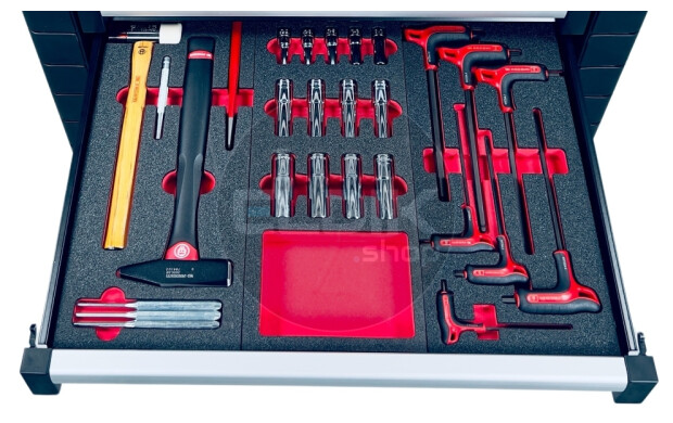 Facom CMM.175BNL Set van 15 modules in Foam Inlays | 175-delig