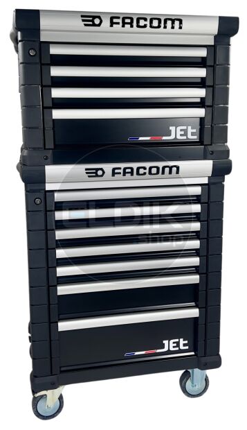 Facom JET Gereedschapswagen – 7 Laden met Opzetkast – M3 - Zwart
