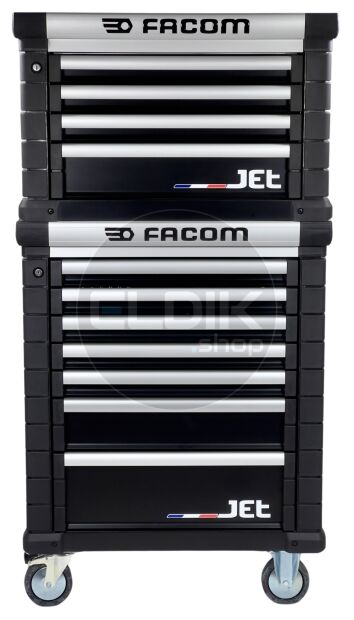 Facom JET Gereedschapswagen – 7 Laden met Opzetkast – M3 - Zwart