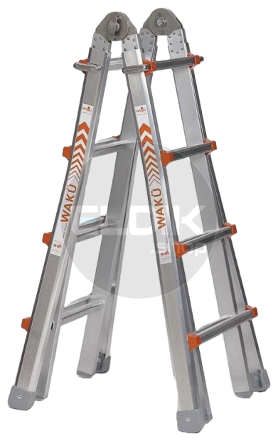Waku 101 Telescoopladder 4x4 - 1413800101
