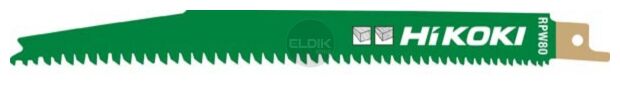 Hikoki RPW80/S2345X Reciprozaagblad voor Hout | 200 mm | 5 stuks - 752033