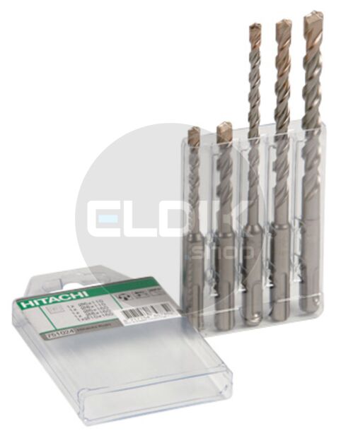 Hikoki 782532 Borenset SDS-plus multipack 6/8x110 mm + 6/8/10x160 mm (5-delig)