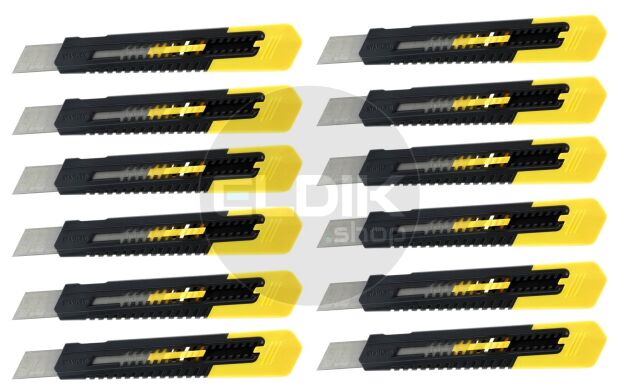 Stanley 0-10-151/12 Afbreekmes SM 18 mm | 12 Delige Set